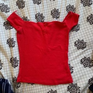 Off the shoulder top